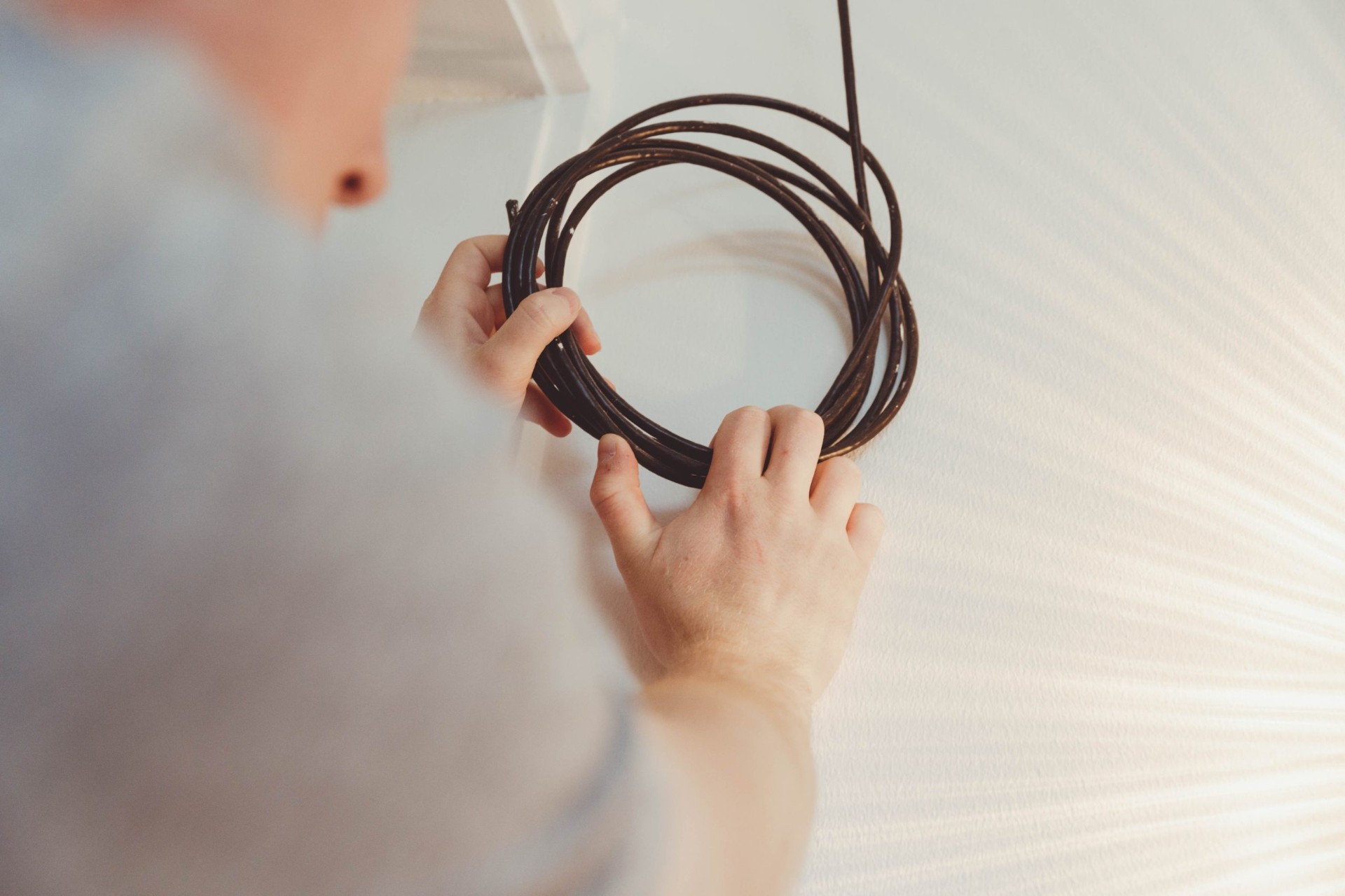 Elektriker på arbejde i Hvidovre